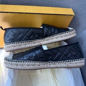 FENDI Espadrille Slip-Ons. Size 38 (US size 8). Authentic.